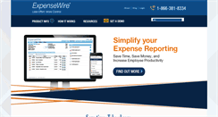 Desktop Screenshot of expensewire.com